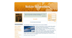 Desktop Screenshot of ilvangelo-israele.it